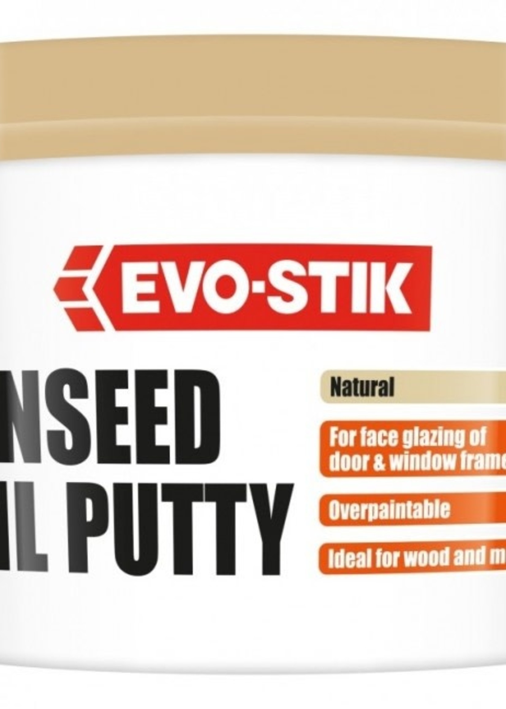 Evo-Stik Evo-Stik Multi-Purpose Linseed Oil Putty 1kg Natural