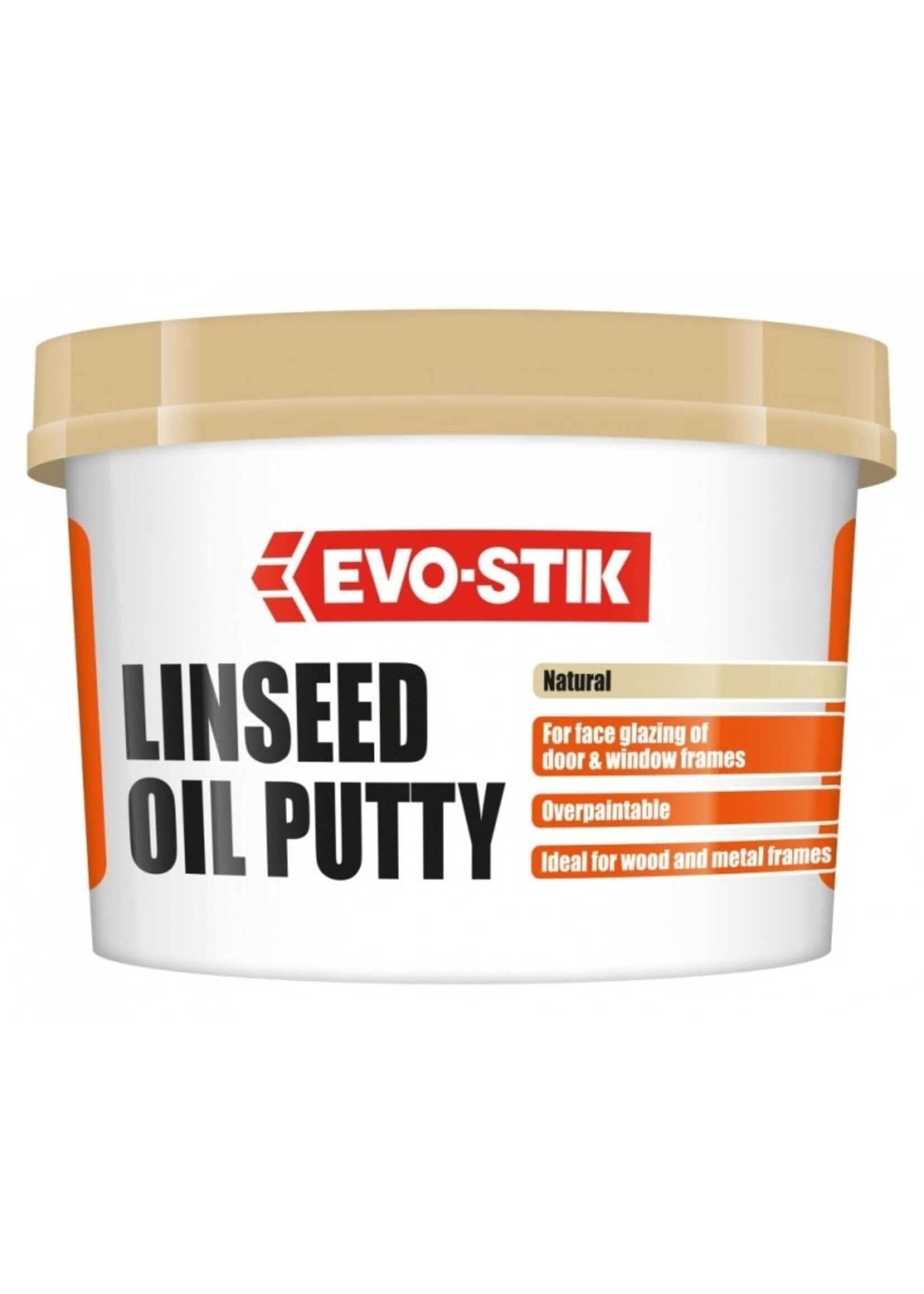 Evo-Stik Evo-Stik Multi-Purpose Linseed Oil Putty 1kg Natural