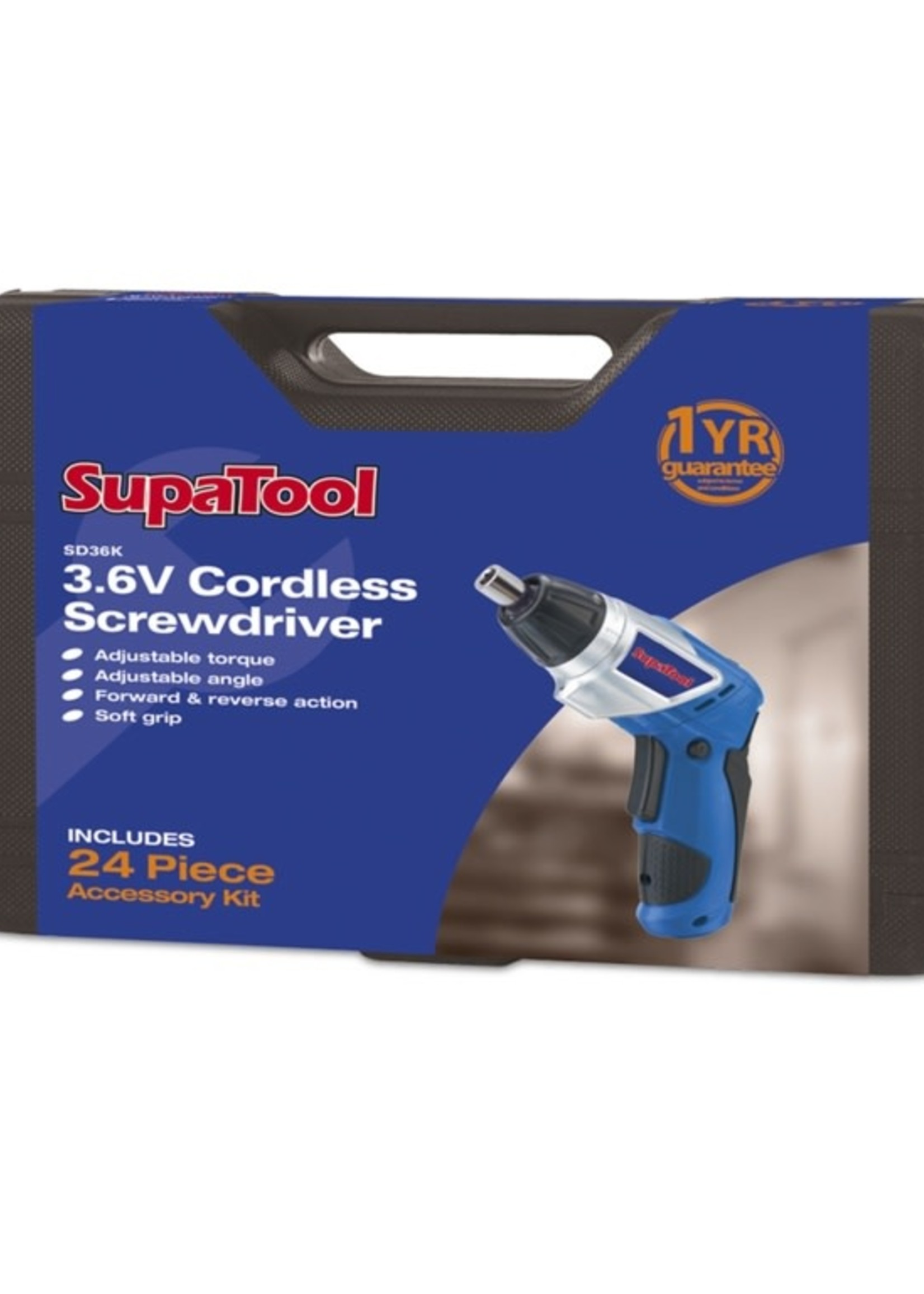 SupaTool SupaTool Cordless Screwdriver 3.6V