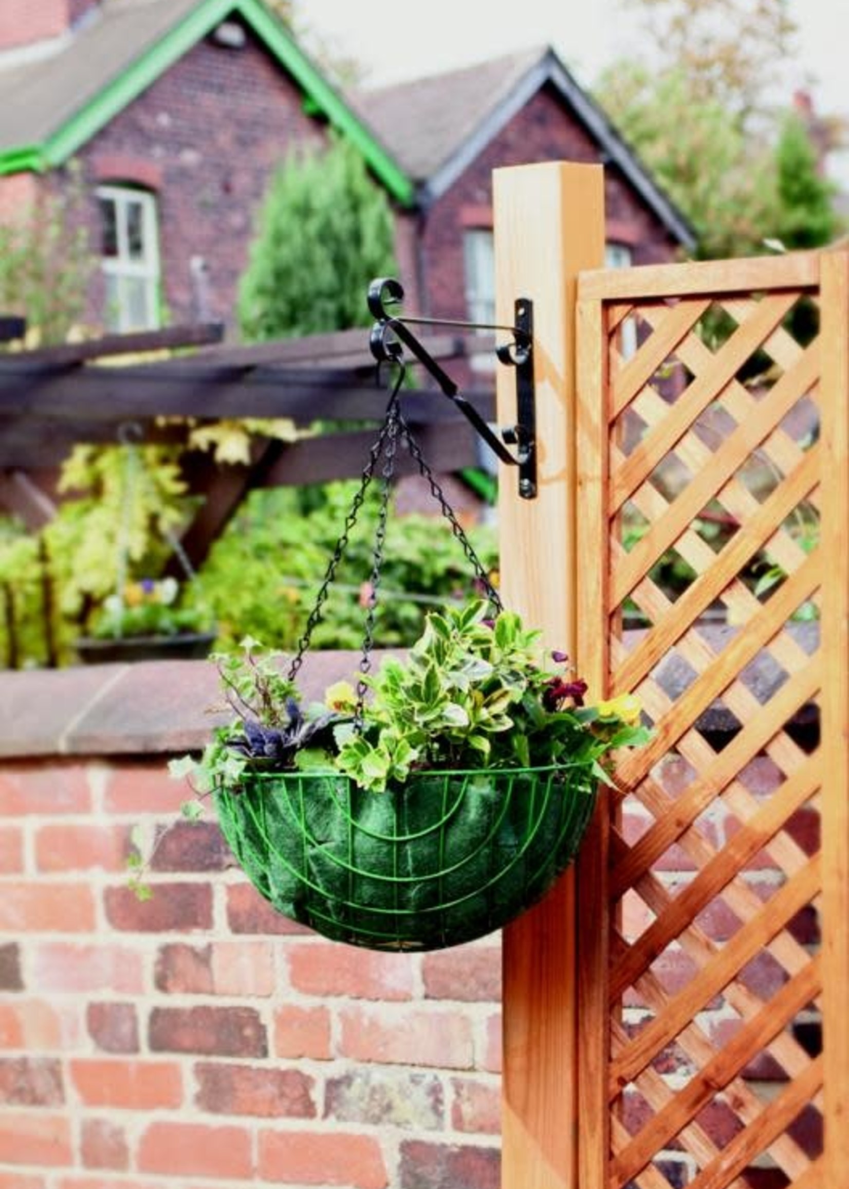 SupaGarden Ambassador Hanging Basket Bracket 30cm / 12" Black