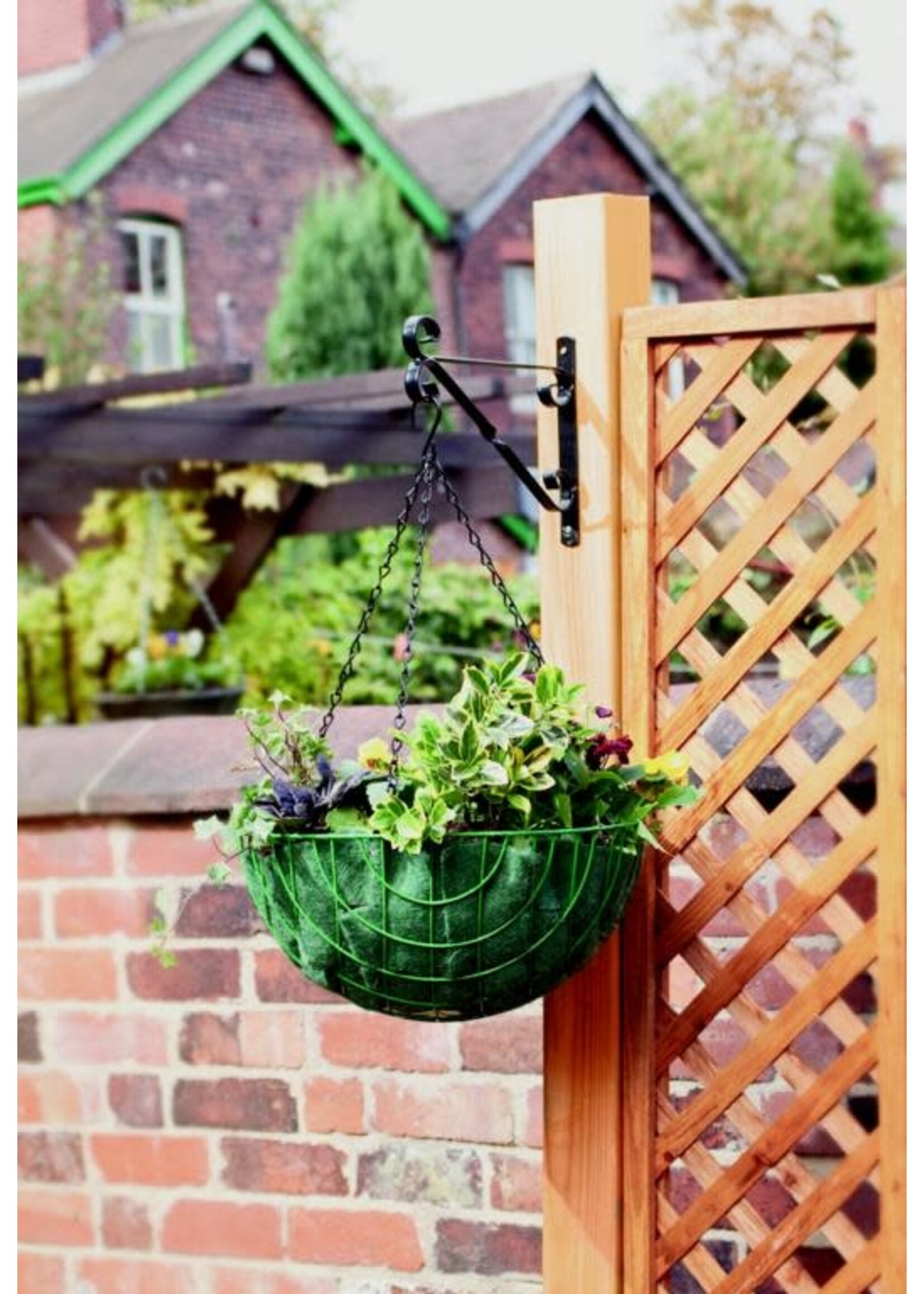 SupaGarden Ambassador Hanging Basket Bracket 30cm / 12" Black