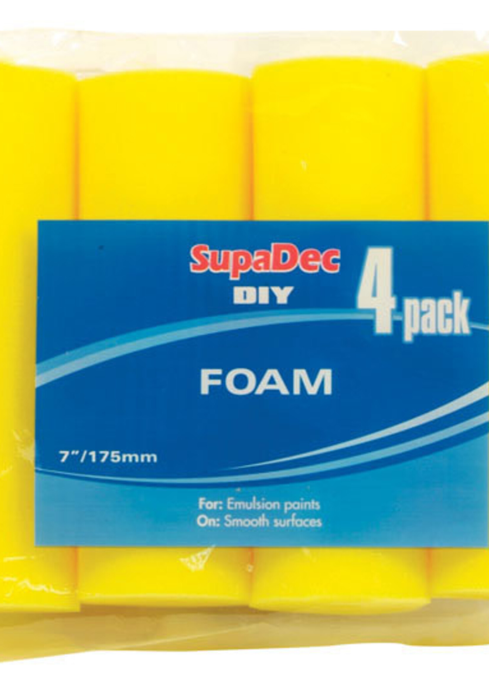 SupaDec SupaDec Foam Roller Refills 7" / 175mm 4 Pack