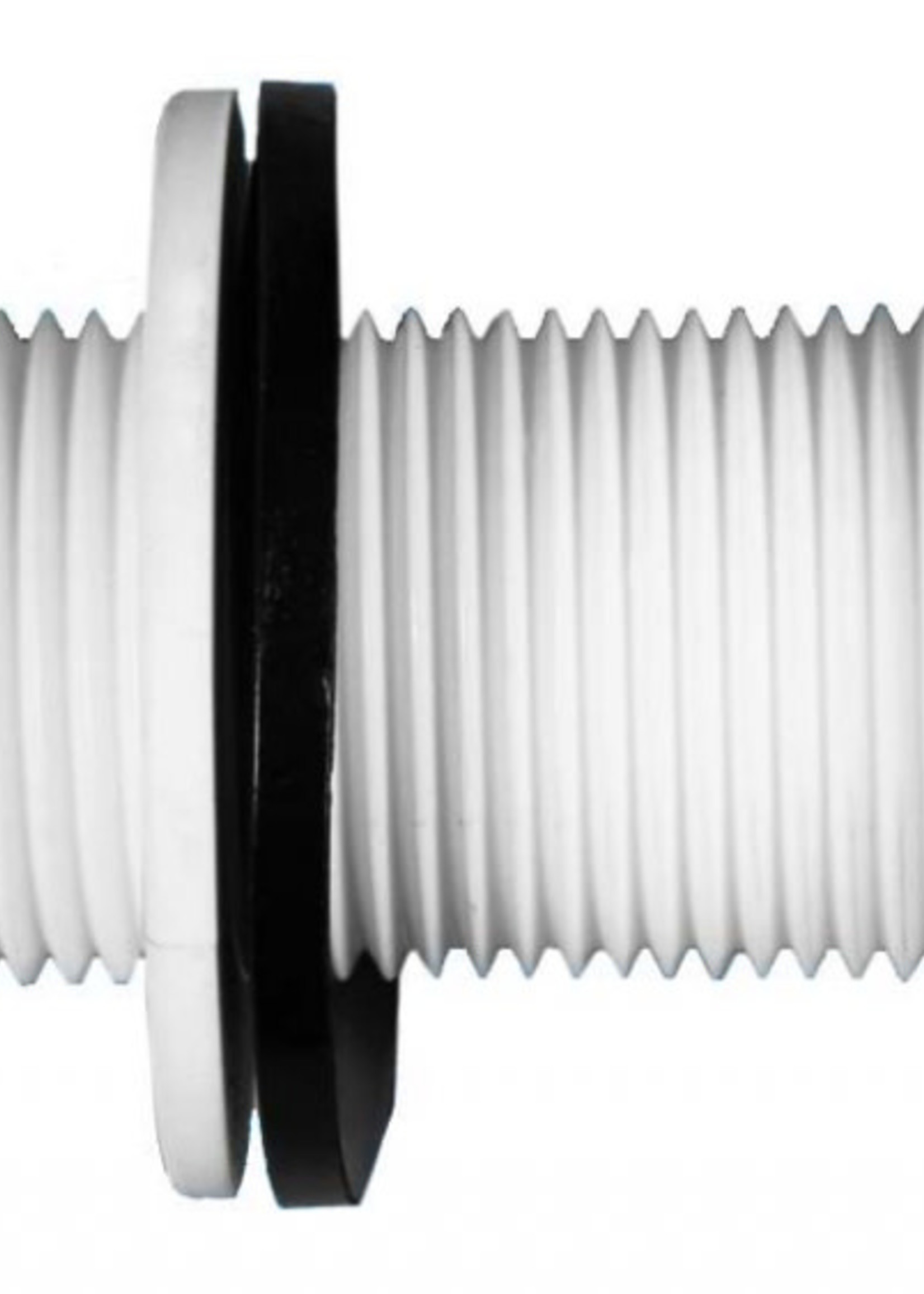 Securplumb Overflow Tank Connector Straight 22mm White