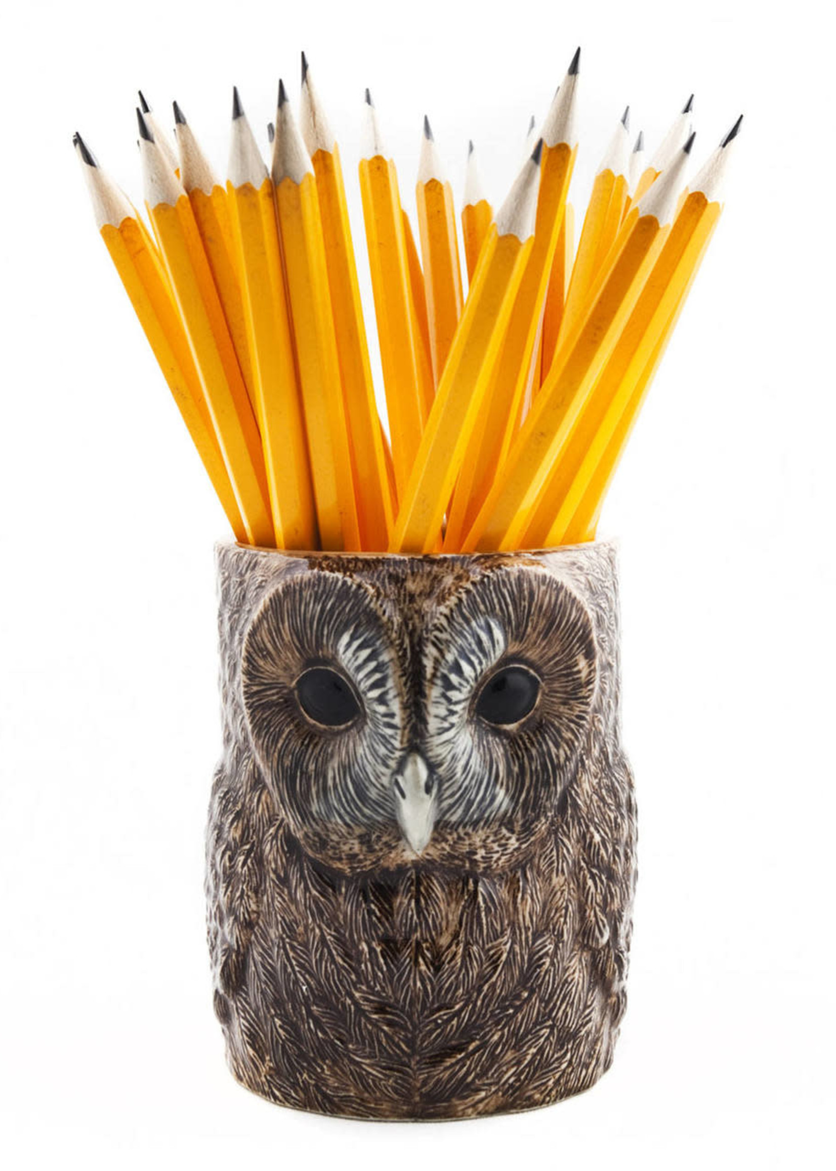 Quail Tawny Owl Pencil Pot