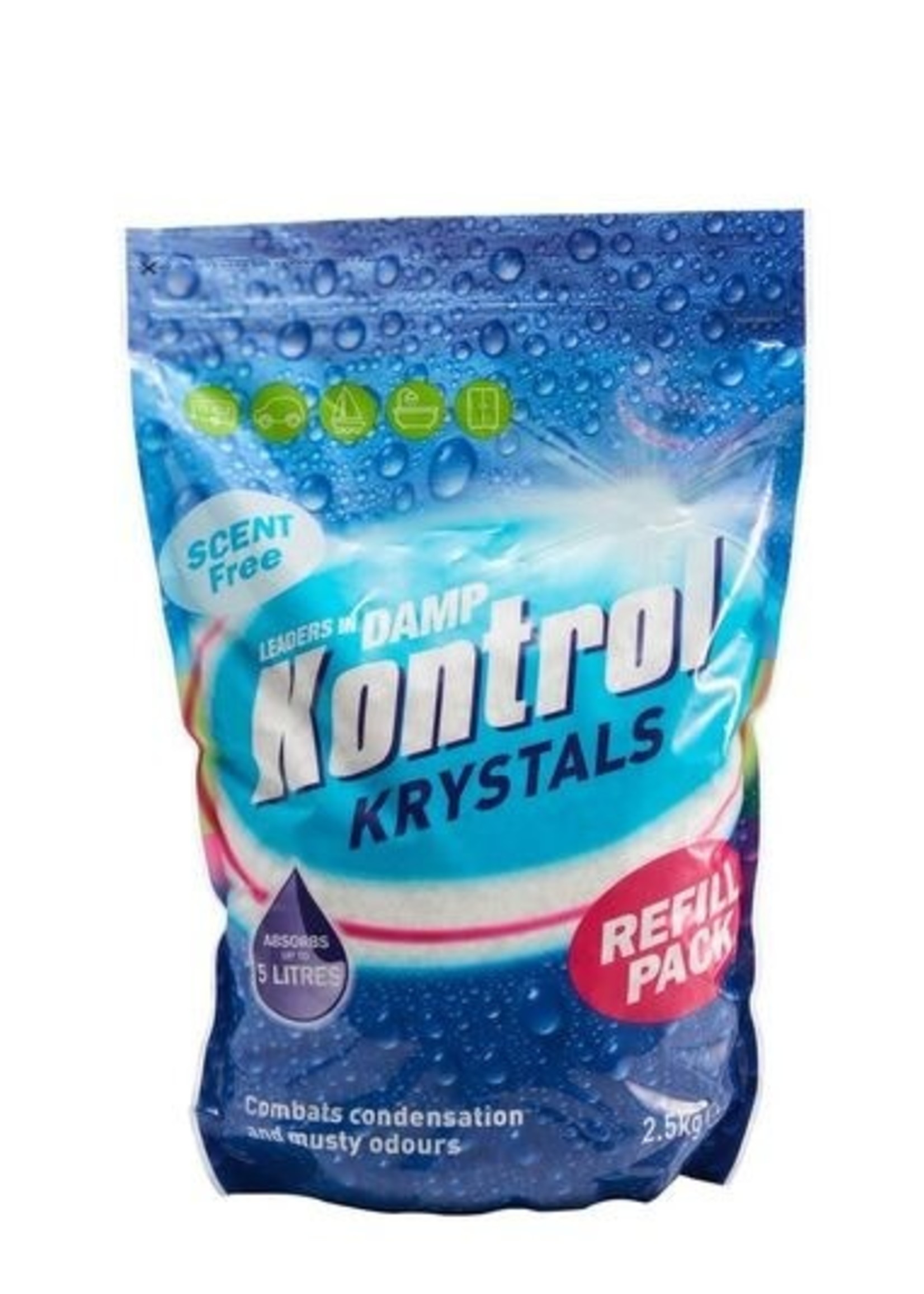 Kontrol (uk) Ltd Kontrol Krystals Refill Pack Unscented 2.5kg