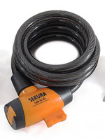 Sport Direct Sport Direct Cable Lock - Black 10mm x 185cm