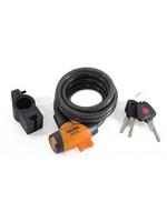 Sport Direct Sport Direct Cable Lock - Black 10mm x 185cm