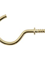 Brass Cup Hooks x5 50mm