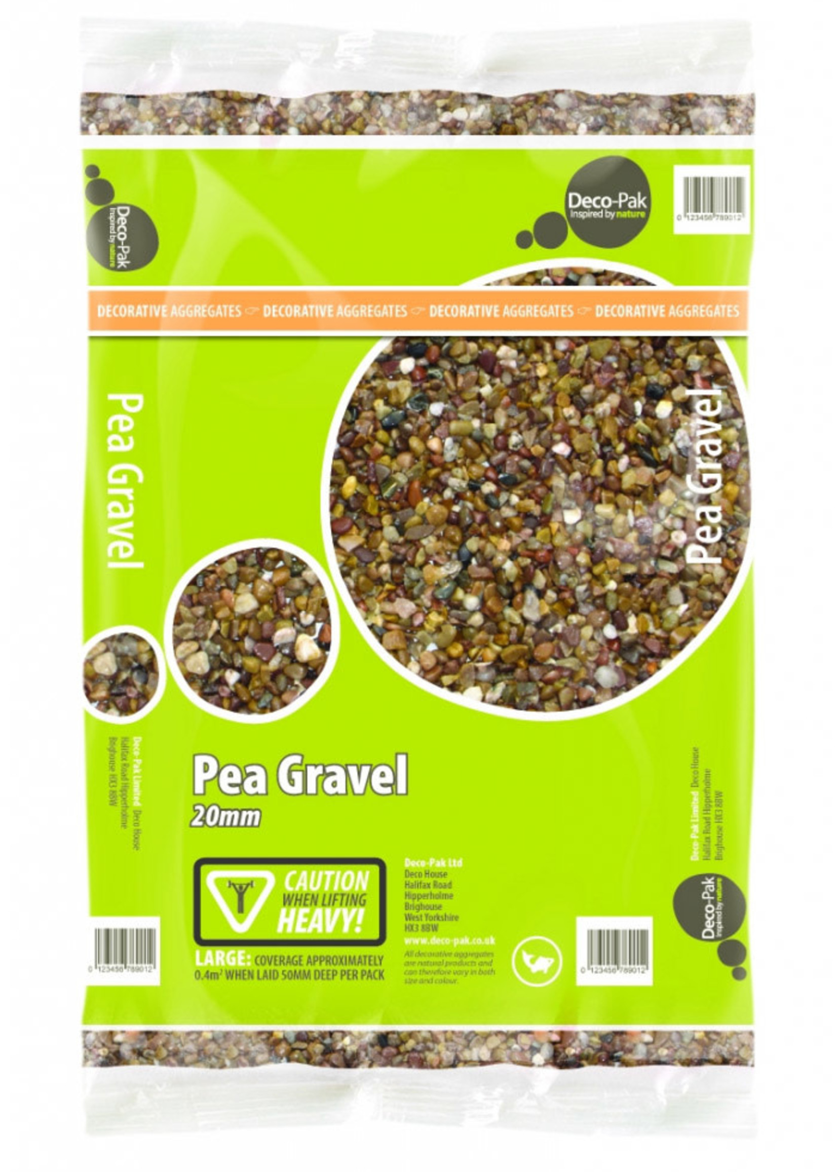 Deco-Pak Deco-Pak Pea Gravel Aggregate / Stone Maxpak 20mm