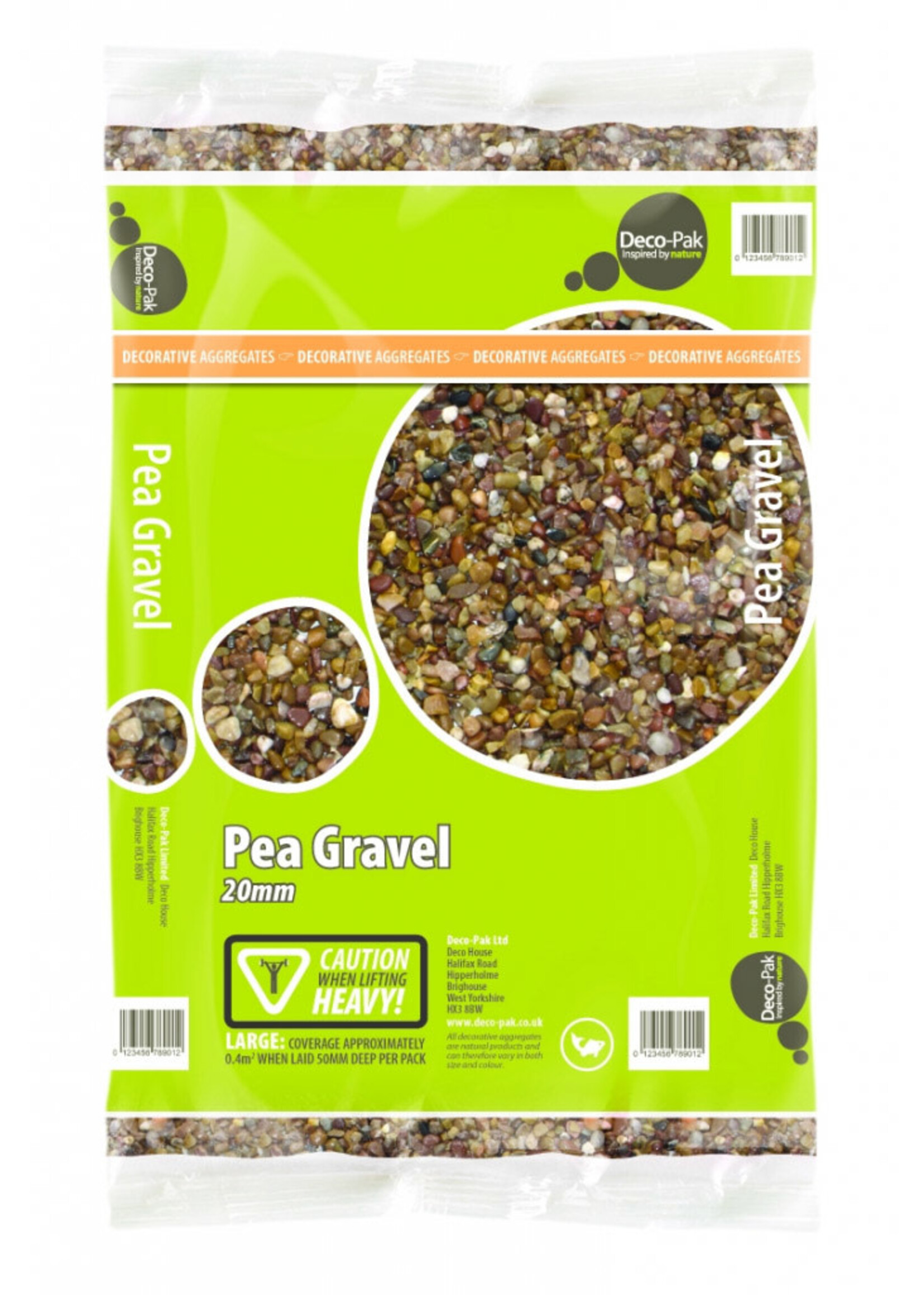 Deco-Pak Deco-Pak Pea Gravel Aggregate / Stone Maxpak 20mm