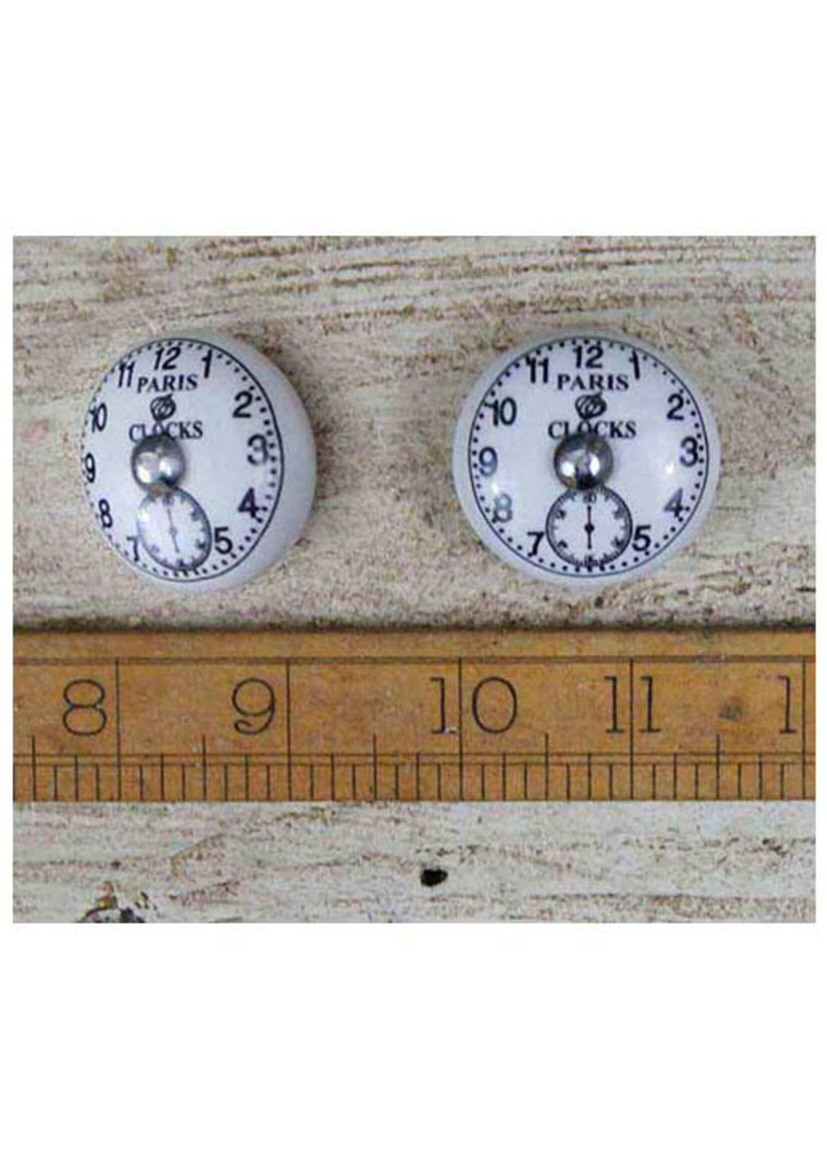 Cottingham Collection Ceramic Clock Face Knob
