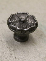 Cast Iron Rose Top Knob