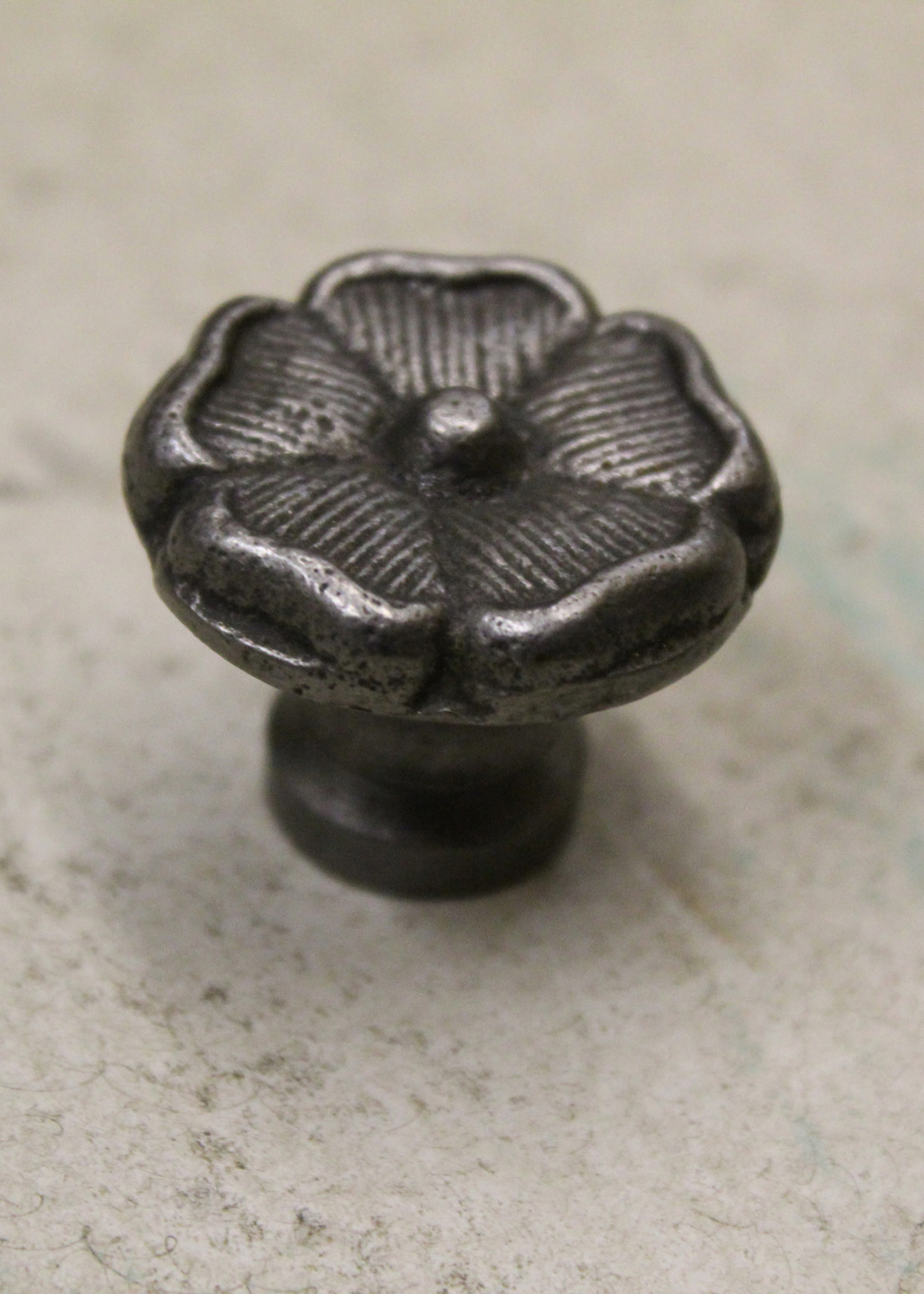 Cast Iron Rose Top Knob