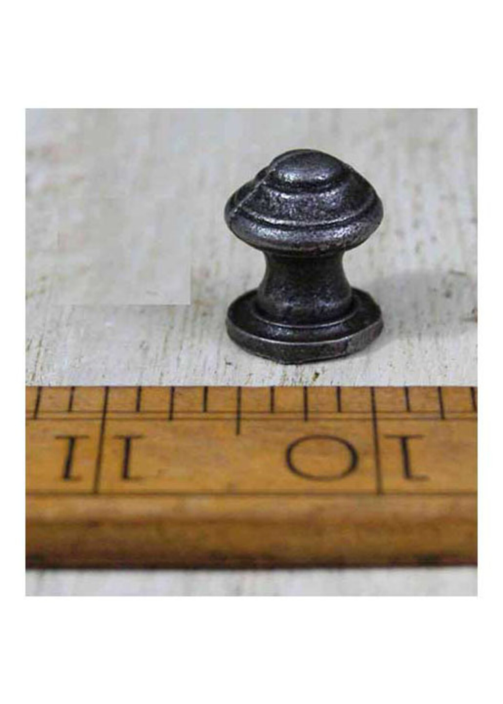 Cottingham Collection Knob Cast Iron With Round Plate 16mm