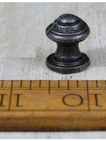 Cottingham Collection Cast Iron Knob With Round Plate 20mm