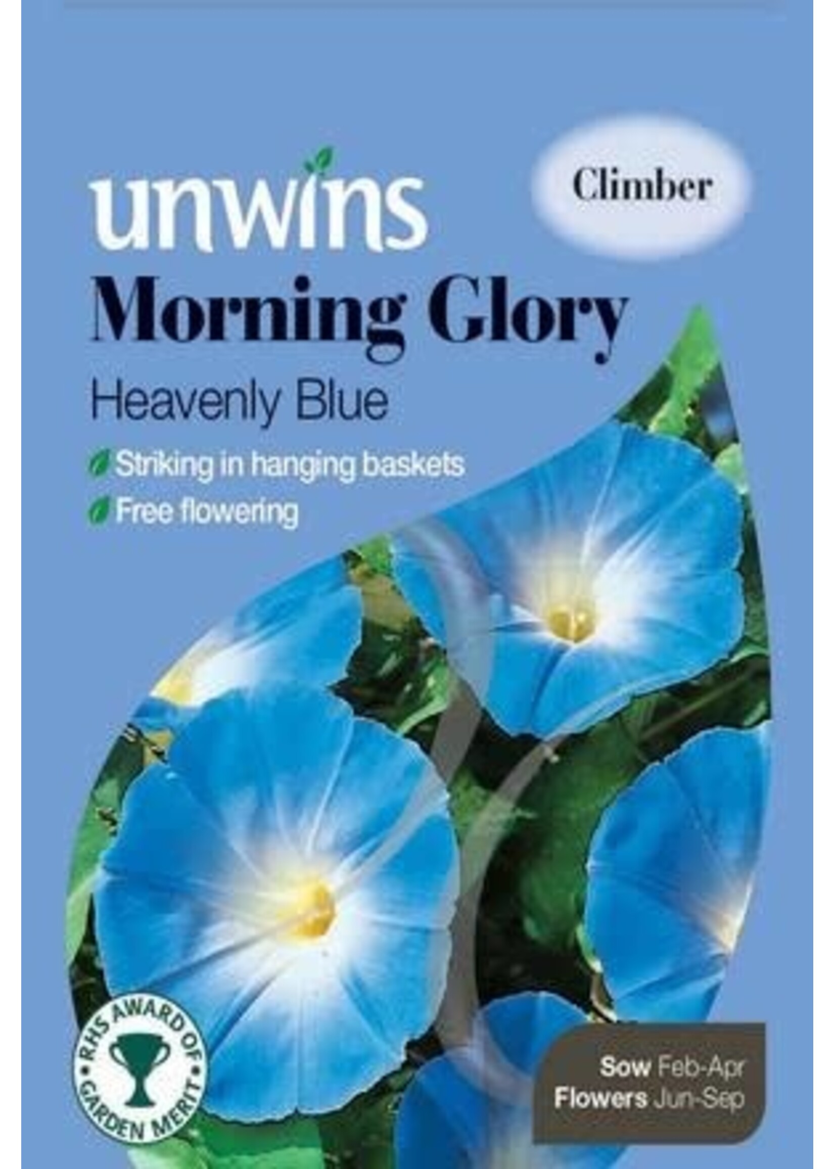 Unwins Morning Glory - Heavenly Blue