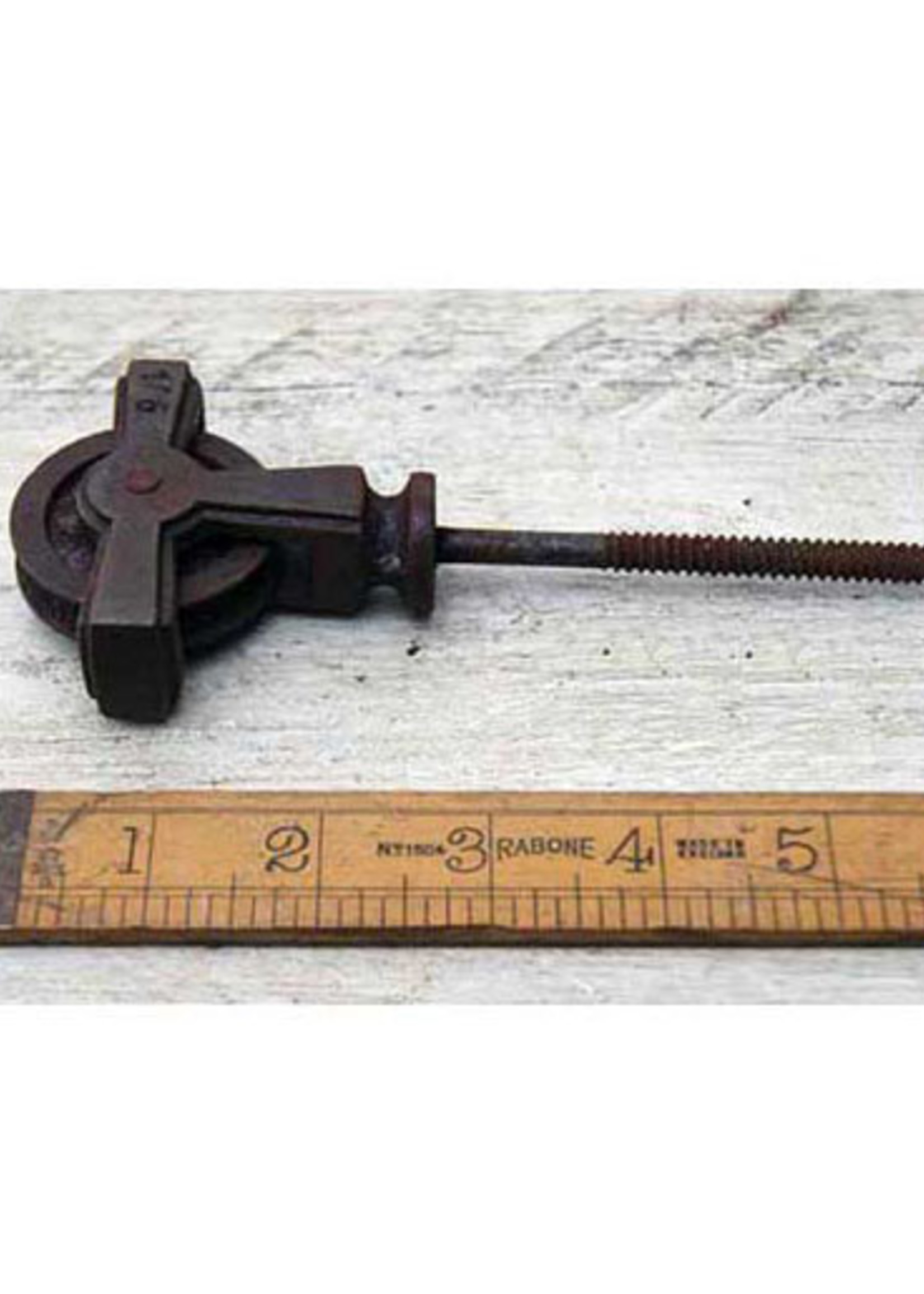 Cottingham Collection Cast Iron Single Screw In Pulley '1883'