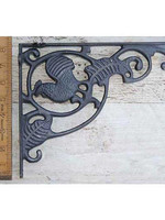 Cast Iron Shelf Bracket 'Cockerel' Design