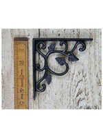 Cottingham Collection Cast Iron Shelf Bracket 'Leaf' Design