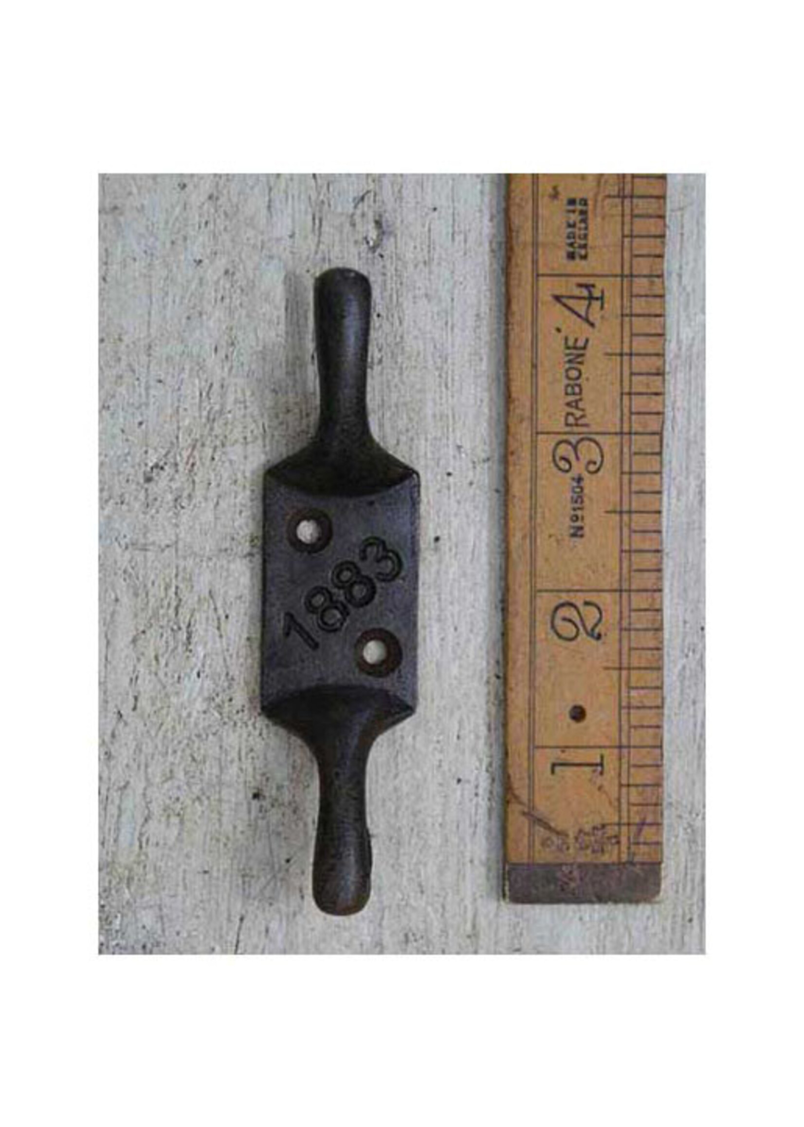 Cottingham Collection Cast Iron Cleat Hook '1883'
