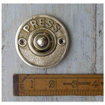 Cottingham Collection Solid Brass Round 'Press' Bell Push