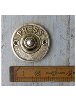 Cottingham Collection Solid Brass Round 'Press' Bell Push