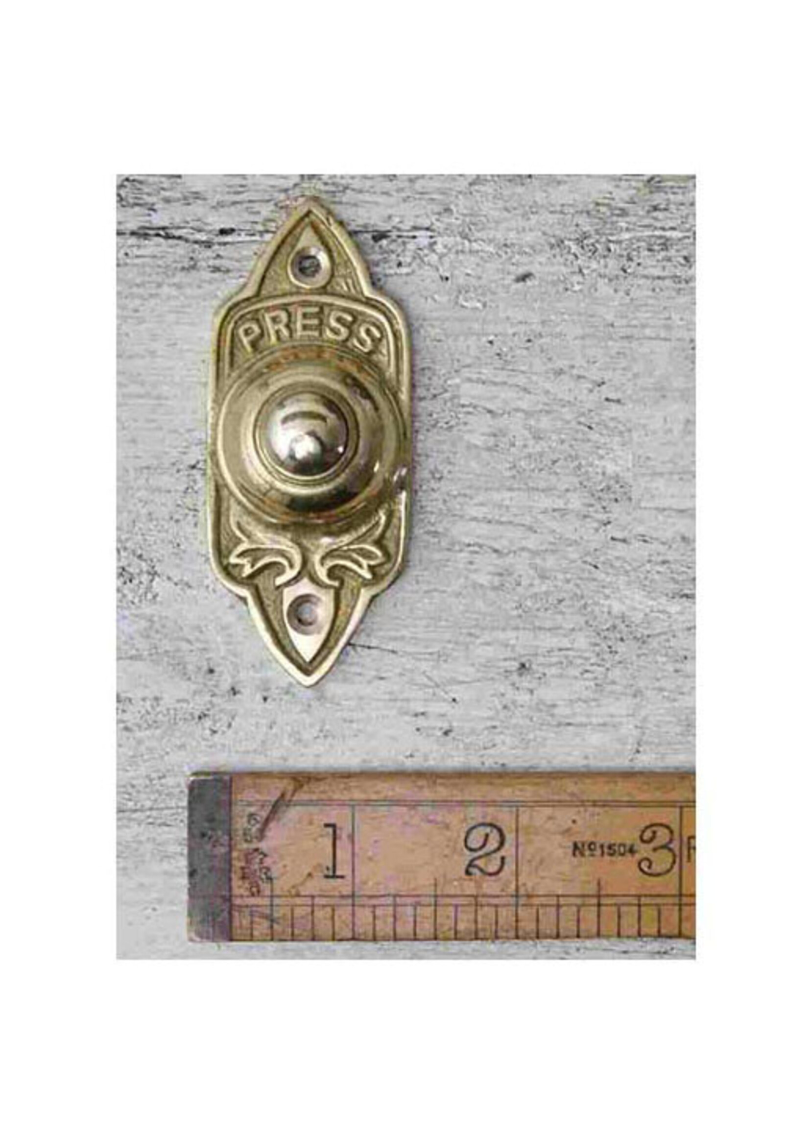 Cottingham Collection Solid Brass 'Minster' Door Bell Push