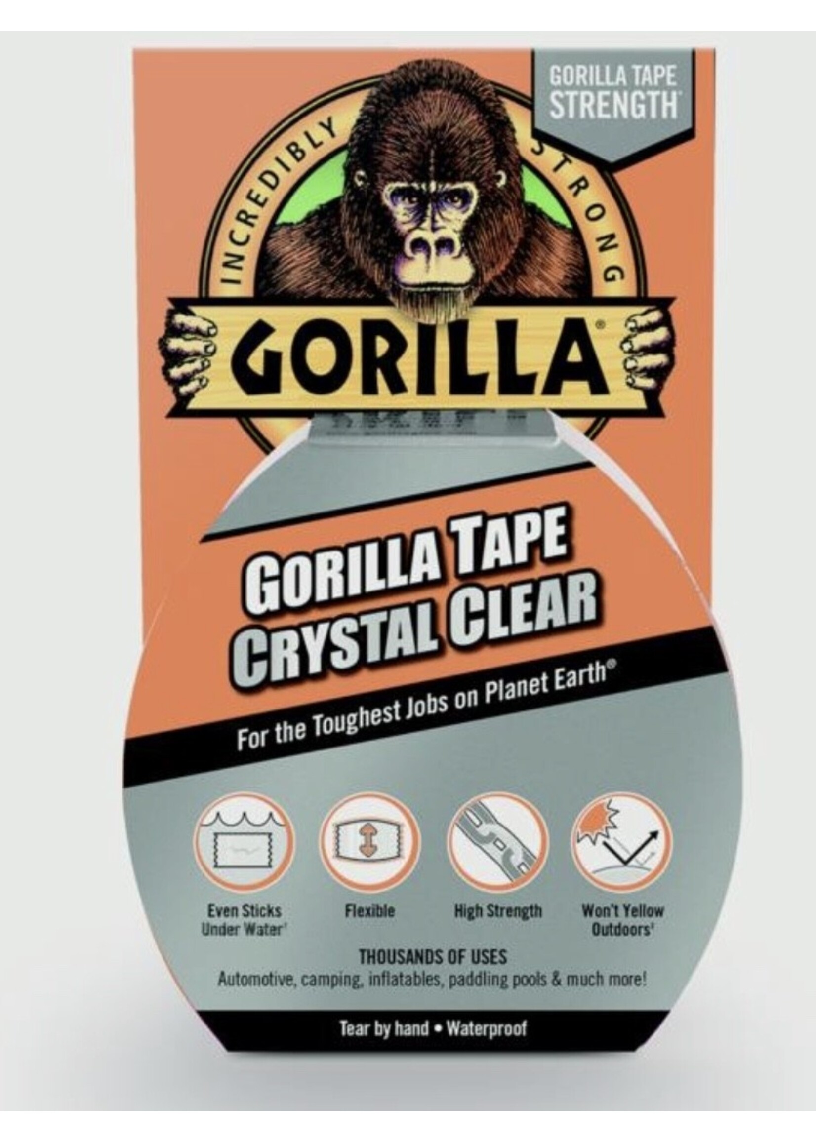 Gorilla Gorilla Crystal Clear Repair Tape 8.2m