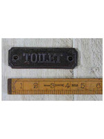 Cottingham Collection Toilet sign metal