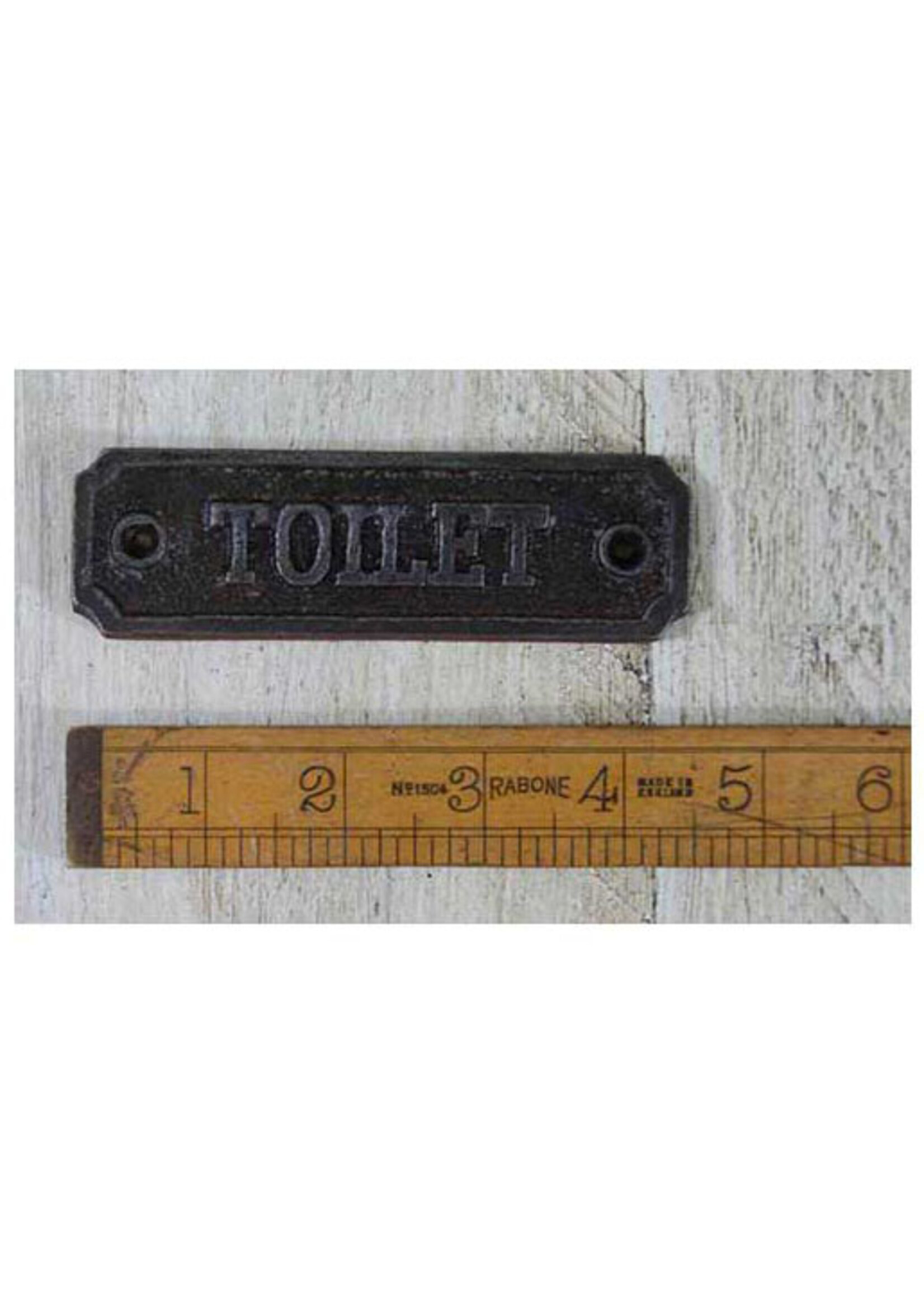 Cottingham Collection Toilet sign metal