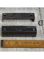 Cottingham Collection Rim Lock Keep Half Moon Square End Ant Iron 110mm