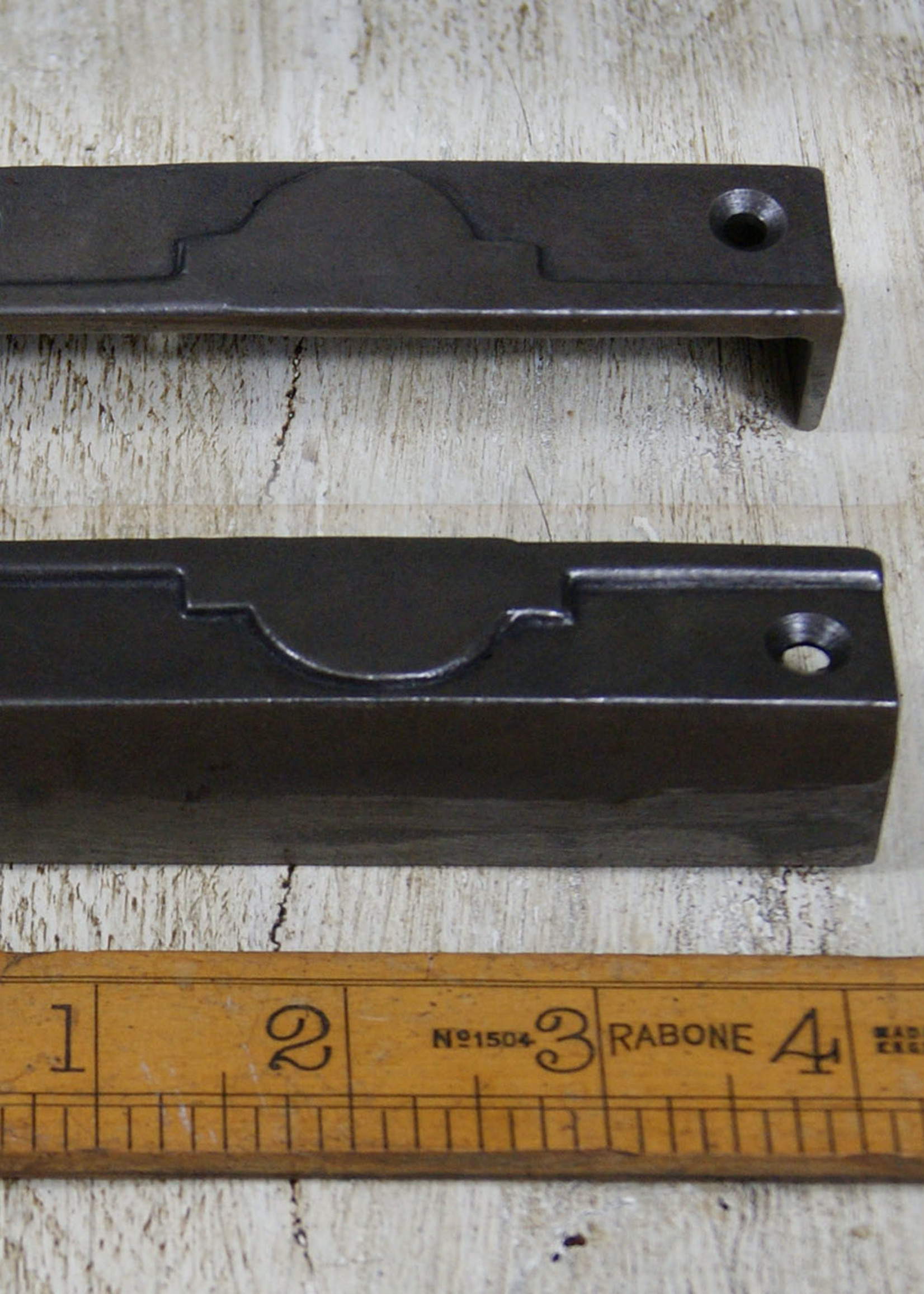 Cottingham Collection Rim Lock Keep Half Moon Square End Ant Iron 110mm
