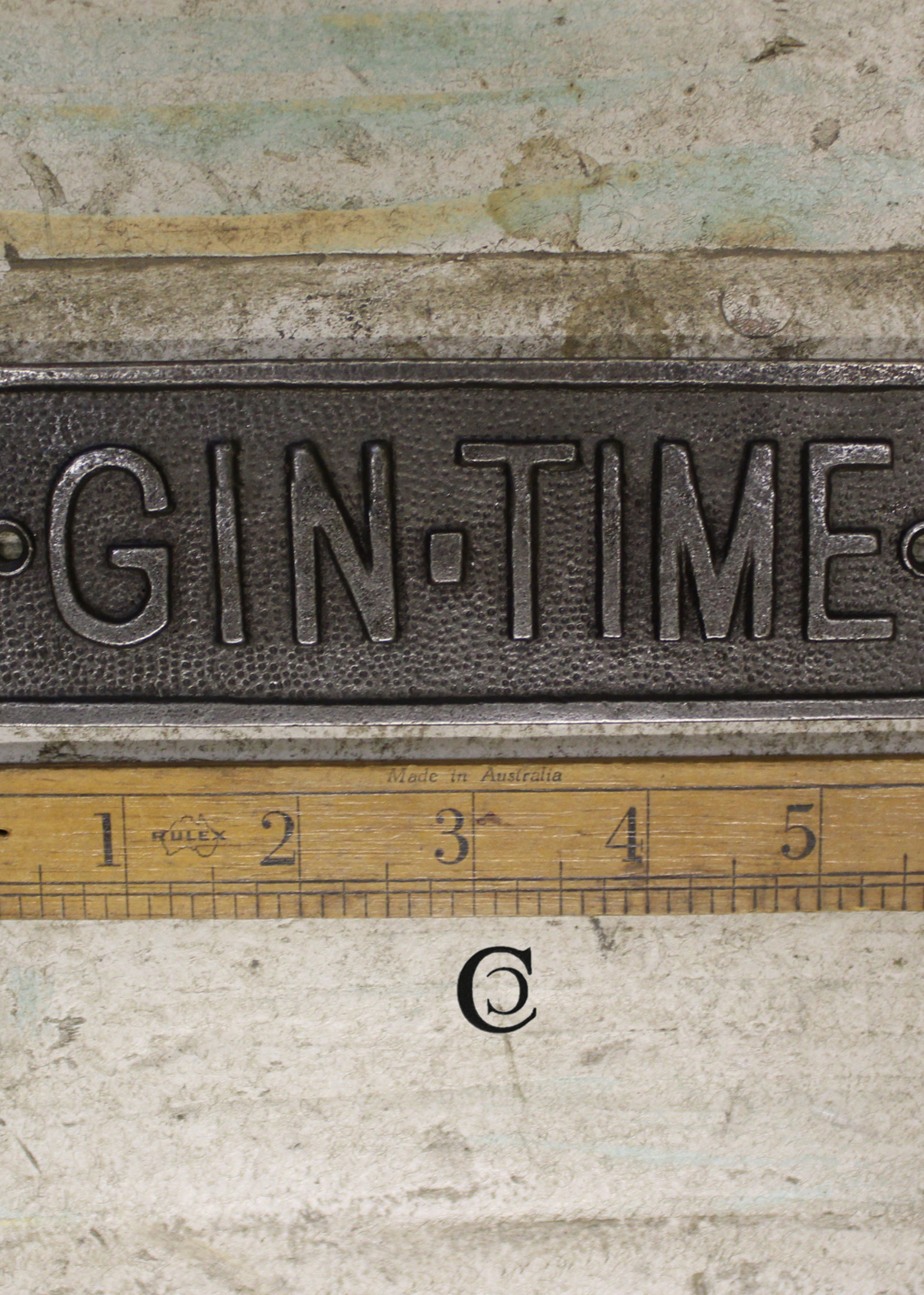 Cottingham Collection Gin time sign