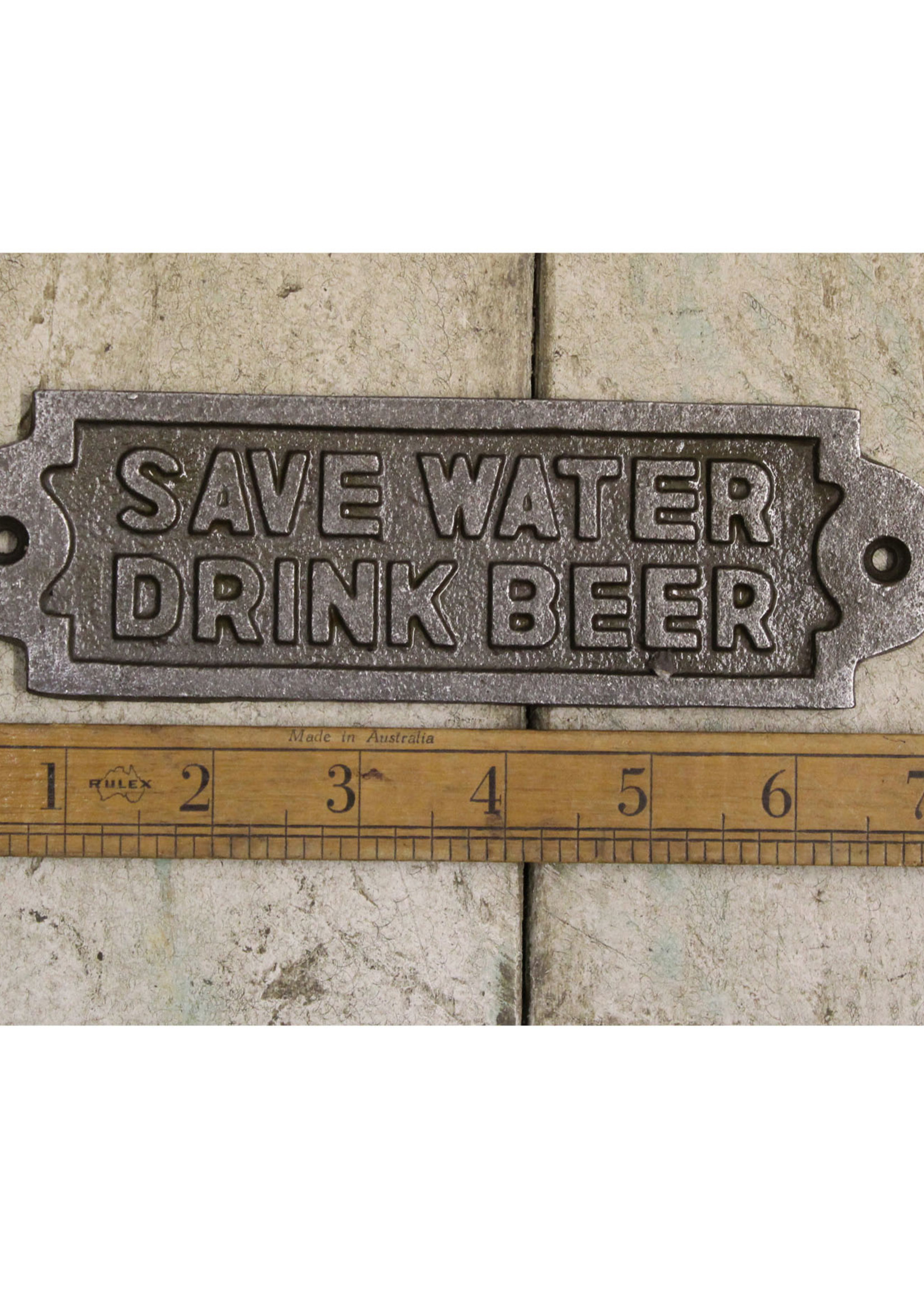 Save water sign..drink beer