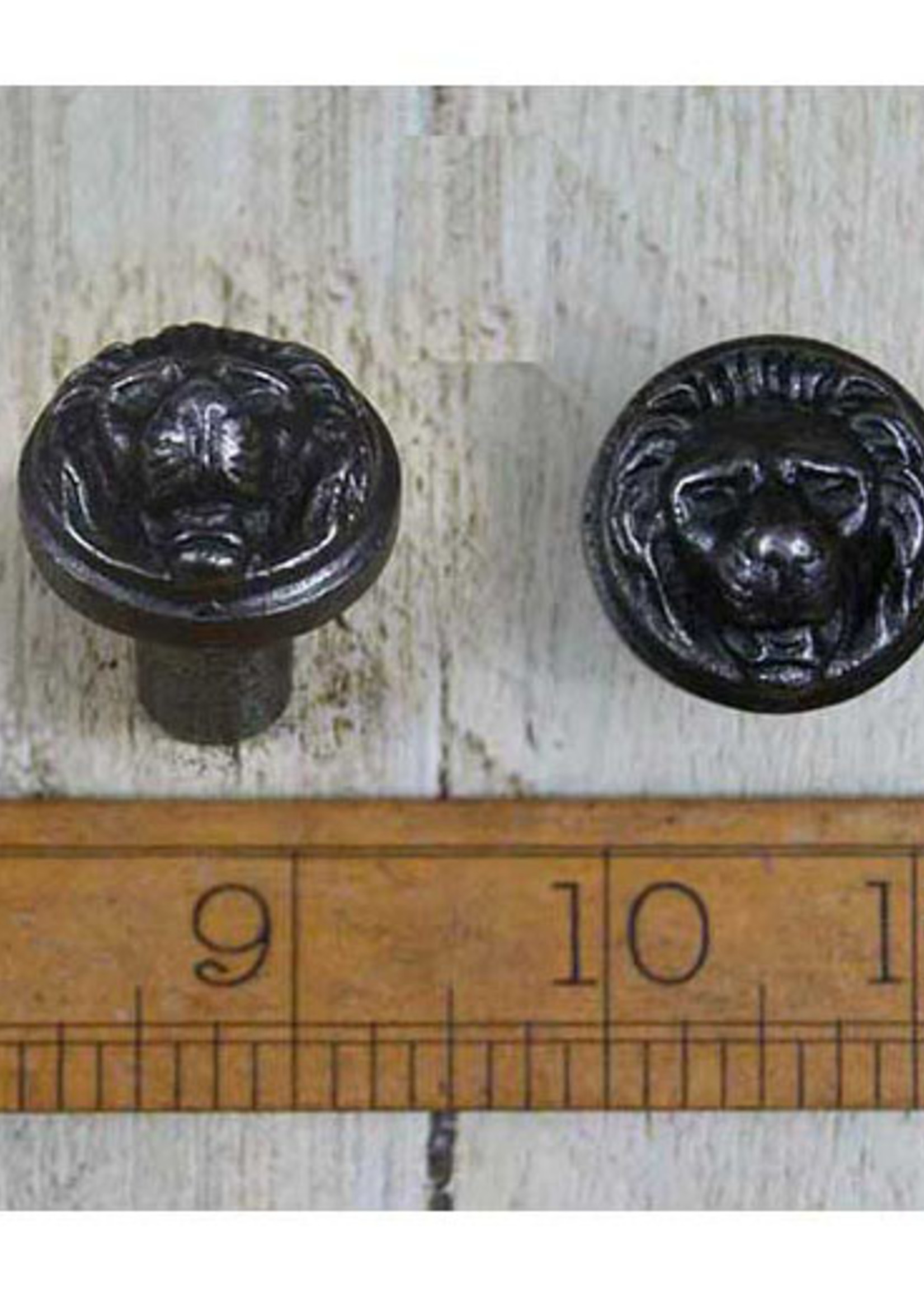 Lion face knobs