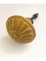 Ian Snow Ecomix Door/Drawer Knob - Yellow Flower