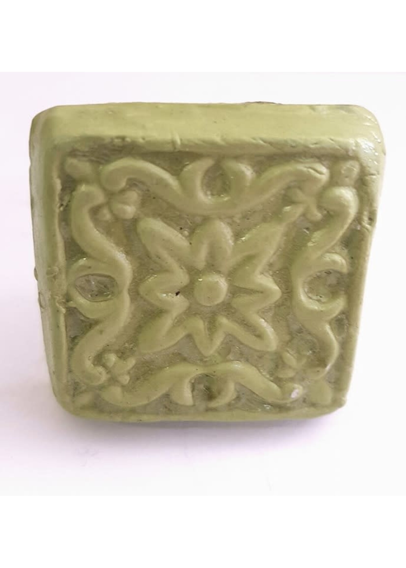 Ian Snow Ecomix Door/Drawer Knob - Green Square