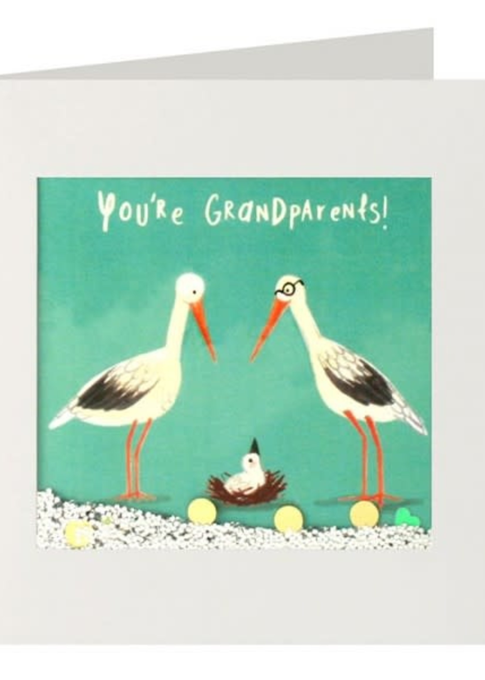 Ian Snow You're Grandparents shakie card