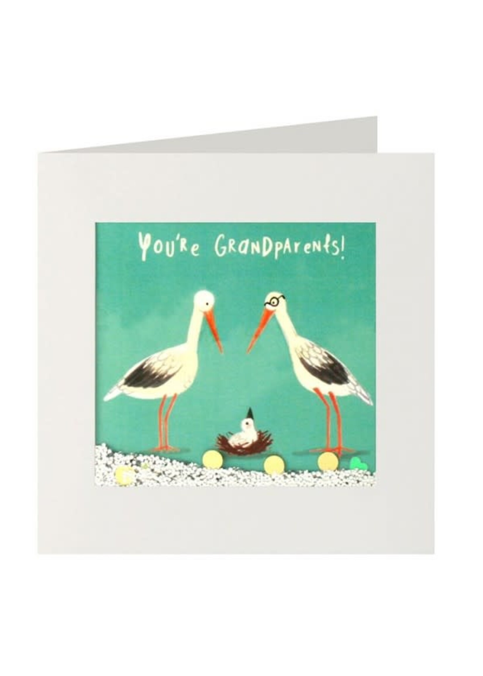 Ian Snow You're Grandparents shakie card