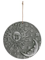 Moon and Sun Silver Plaque