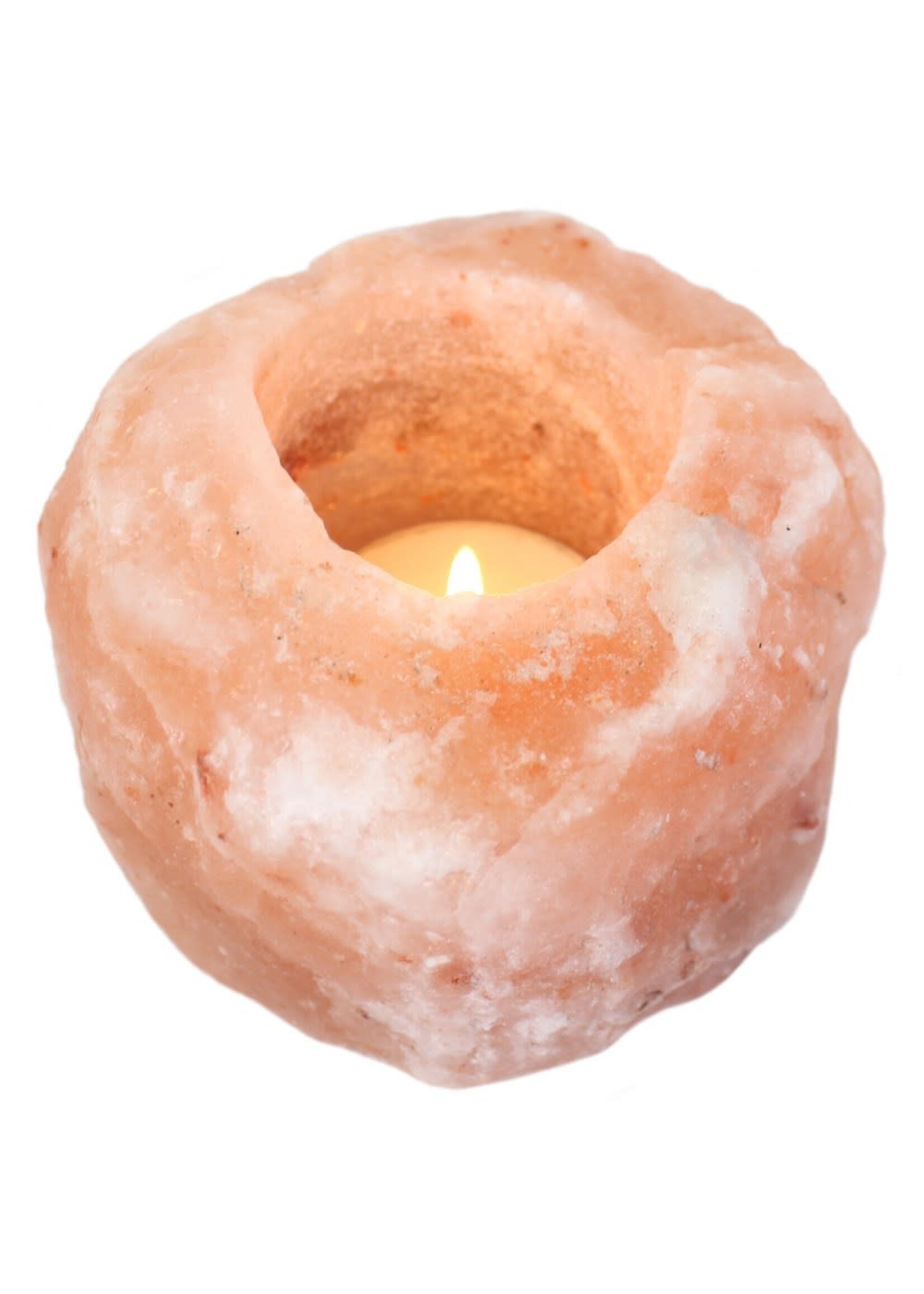 Ancient Wisdom Salt lamp Tea Light Holder