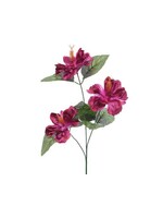 KaemingkS9 Hibiscus Purple faux decorative faux foliage