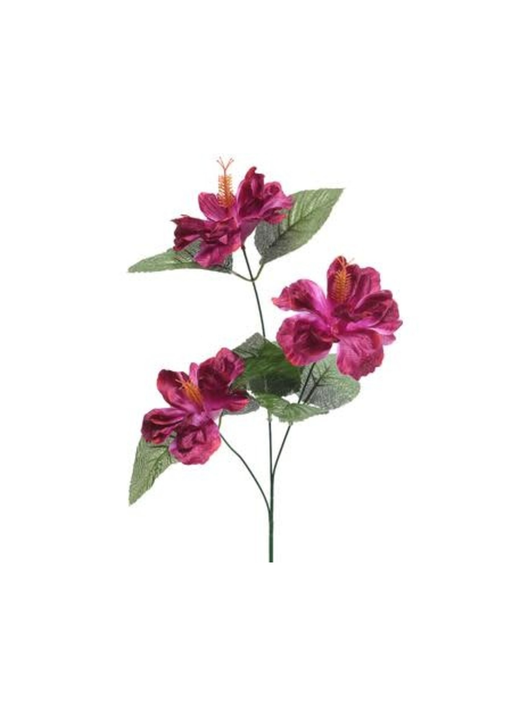 KaemingkS9 Hibiscus Purple faux decorative faux foliage