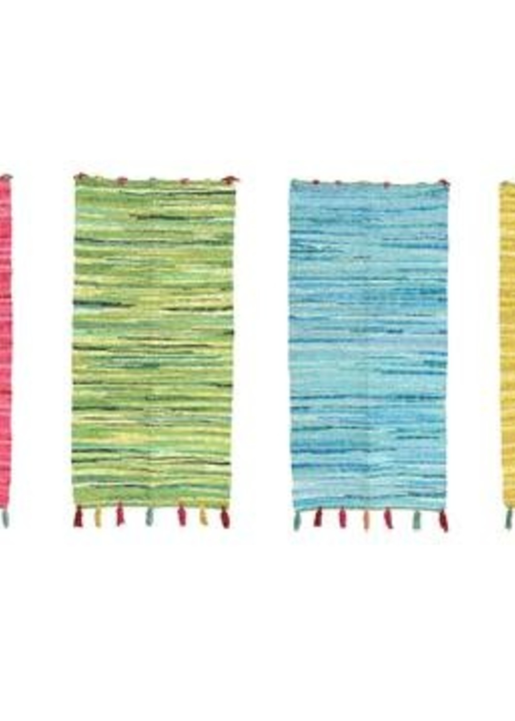 Kaemingk Rug Colourful Rag Rugs 90 x 60cm - in a choice of 4 colours