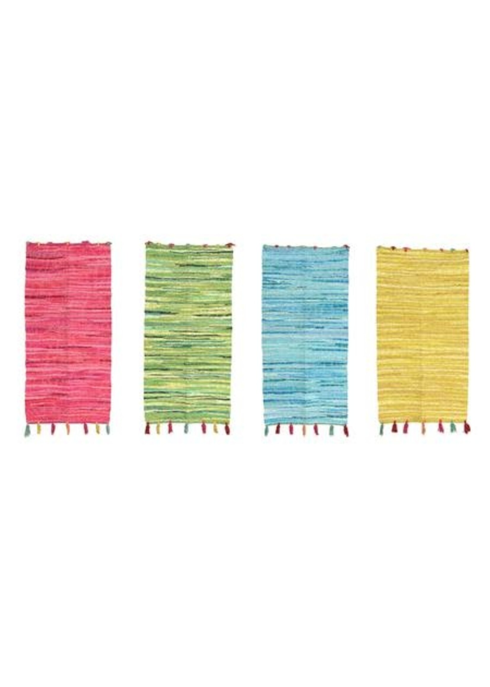 Kaemingk Rug Colourful Rag Rugs 90 x 60cm - in a choice of 4 colours