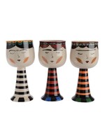 KaemingkS9 Doll Planters Stripes Tall 9x19.5cm (3 Designs Available)