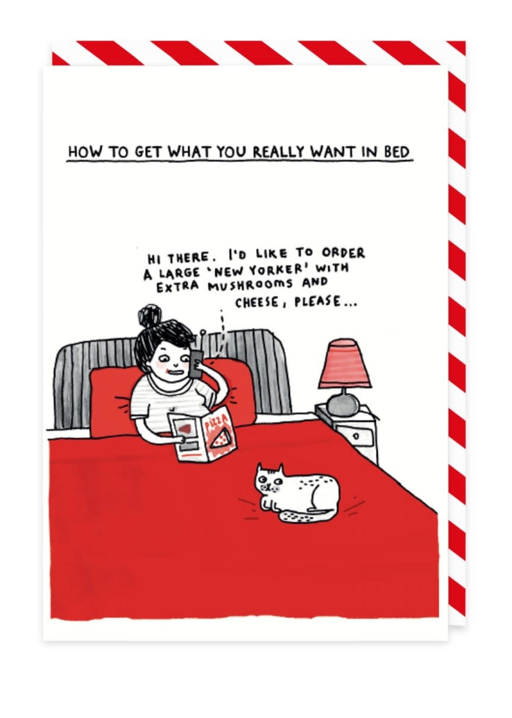 Ohh Deer What You Want In Bed Greeting Card