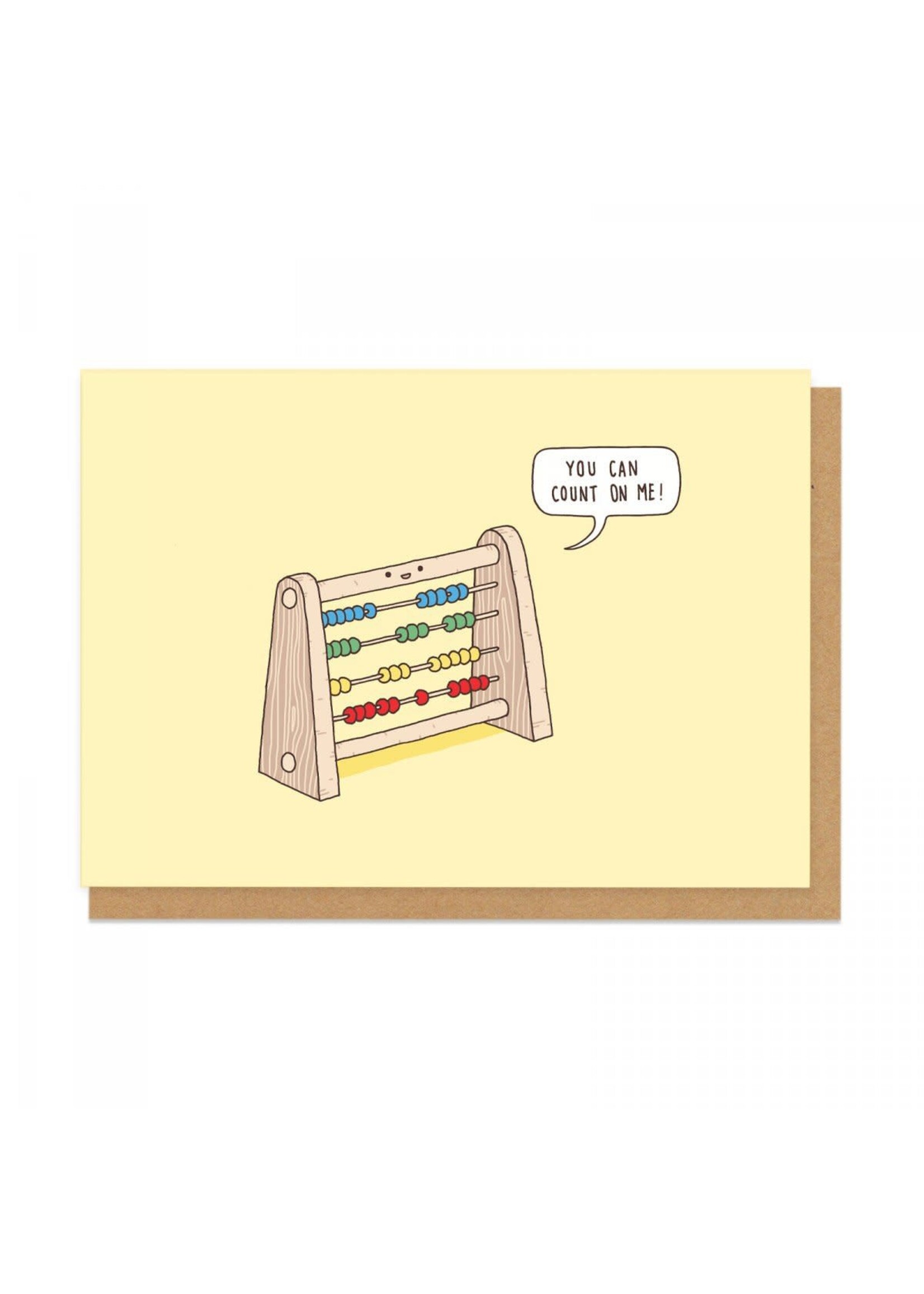 Ohh Deer You Can Count on Me Greeting Card