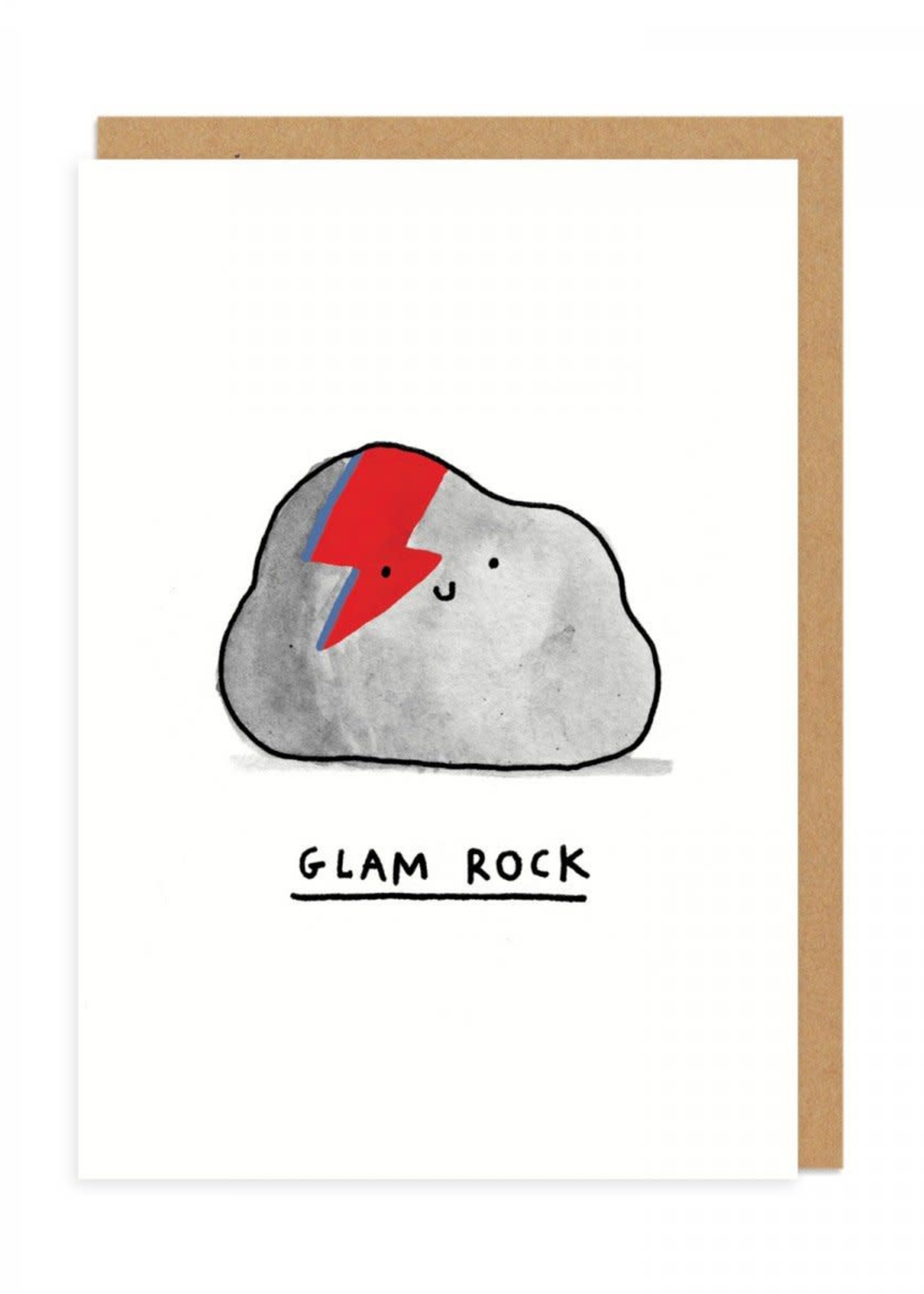 Ohh Deer Glam Rock Greeting Card