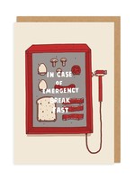 Ohh Deer In case of Emergency Breakfast Card